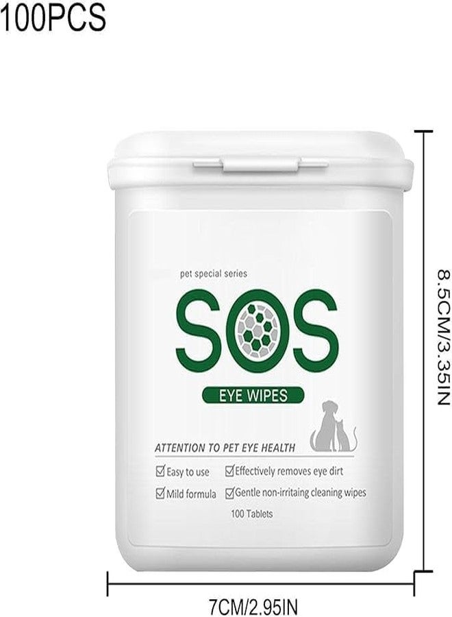 VALUEVIBES Cat & Dog Eye and Ear Care Wipes | Gentle Pet Cleaning Cloths for Daily Hygiene | Tear Stain & Surface Dirt Removal for Sensitive Skin (100-Pack) (Eye Wipes(100count)) - Image 5